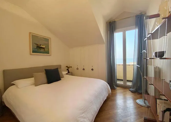Casaviva - Seaview Penthouse In Lägenhet Camogli