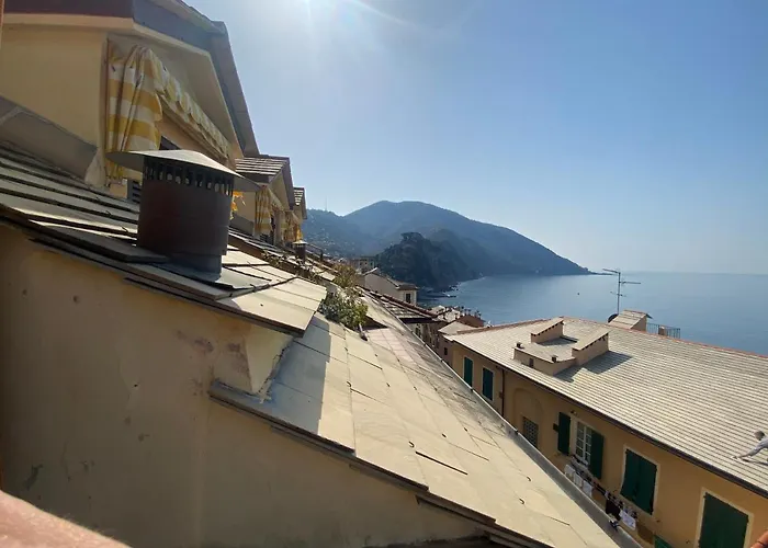 Casaviva - Seaview Penthouse In Lägenhet Camogli